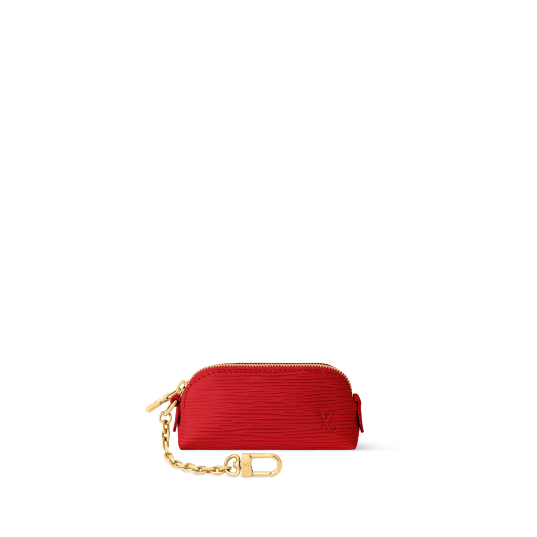 Cosmetic Lipstick Pouch Epi Leather - Wallets and Small Leather